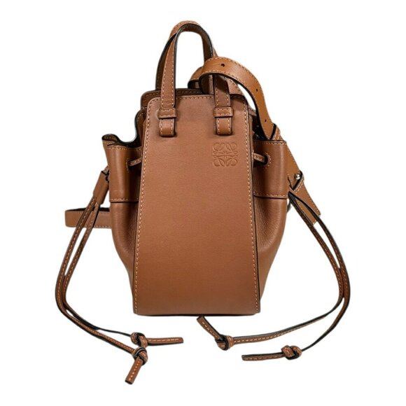 LOEWE Brown Leather Hammock Shoulder Bag - Picture 1 of 8